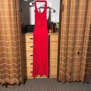 Cross Back Maxi Dress